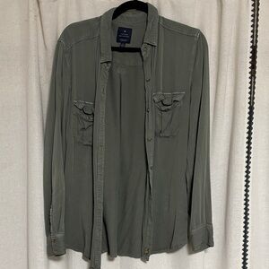 American Eagle Outfitters women’s Khaki Shirt Jacket